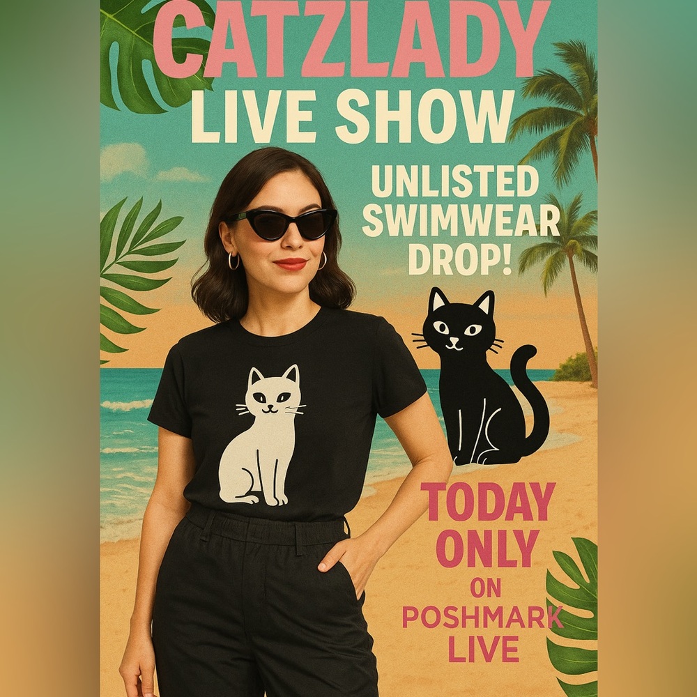 Live show Swimwear unlisted, listed 7/8 8‎ pm Est like listing do not purchase